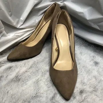 브라운 스틸레토 하이힐