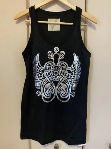 미사용 새상품 DRESS CAMP 블랙 탱크탑