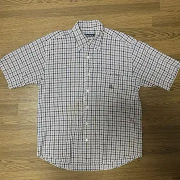 nautica 구 로고 시어서커 셔츠 박스 실루엣 레이온 45%