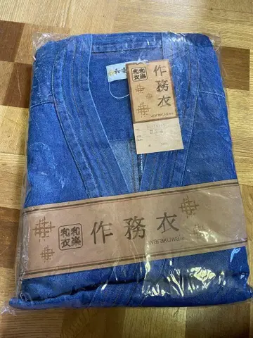미사용 택 포함 데님 소재 사무에 자켓