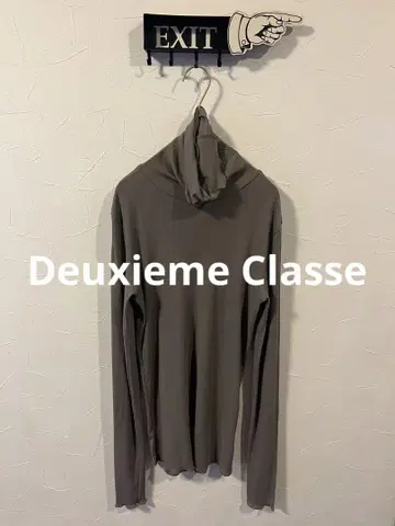 Deuxieme Classe 일본제 터틀넥 코튼 티셔츠