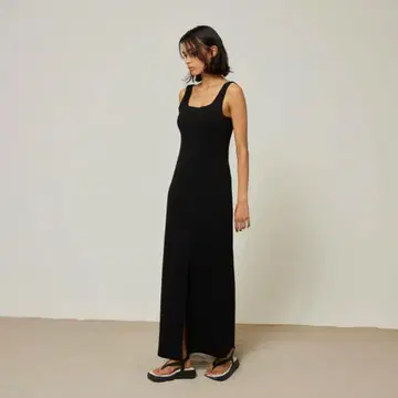 searoomlynn Fit 패드 RIB 스퀘어 드레스