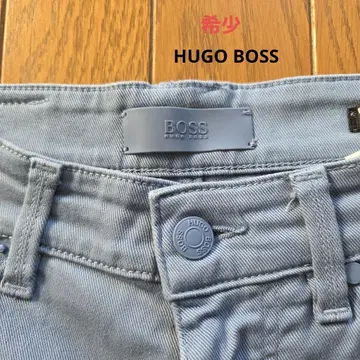 HUGO BOSS 데님 블루 슬림핏 캐시미어 터치 W29 32