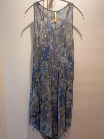 TSUMORI CHISATO 슬리브리스 원피스 그레이 별
