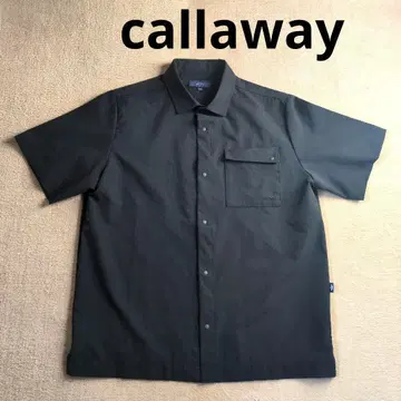 Callaway 블랙 반팔 셔츠 M