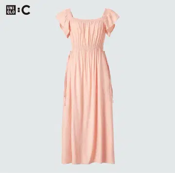 UNIQLO 개더 백 오픈 원피스 XXL