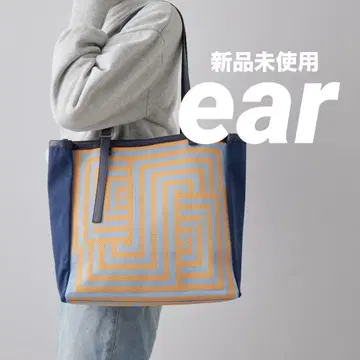 [ ear PAPILLONNER ] 새상품 니트 박스 토트백