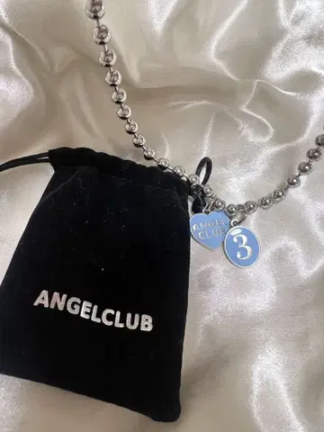 ANGELCLUB 목걸이 실버 블루