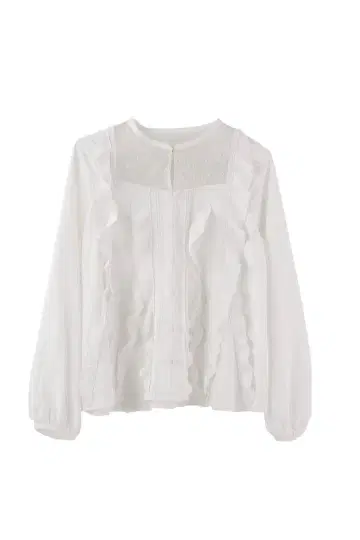 하립투 Ruffle Lace Blouse herlipto