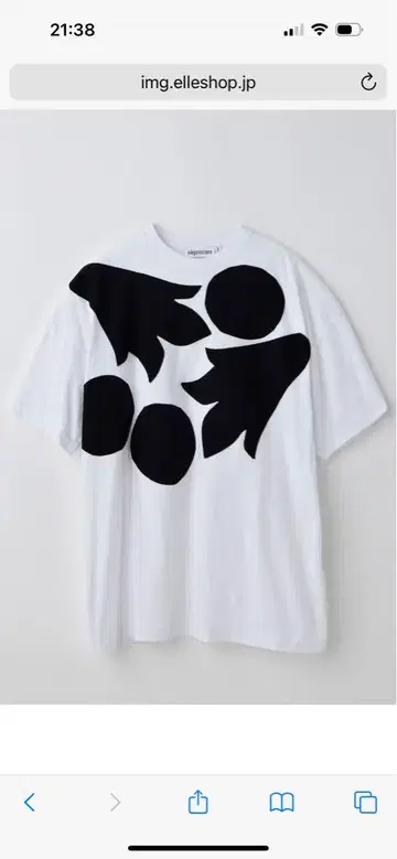 미사용 새상품 나곤스탠스 alpine plants t-shirt