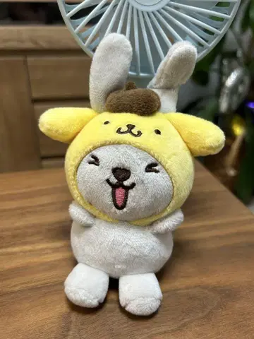라비트 랏피 산리오 콜라보 폼폼푸딩 봉제 인형 키링