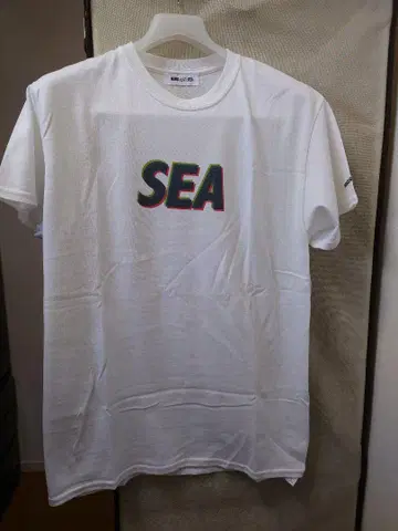 WIND AND SEA SEA 로고 티셔츠 화이트 M