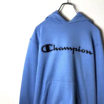 Champion 후드티 스카이블루 S 구제 의류