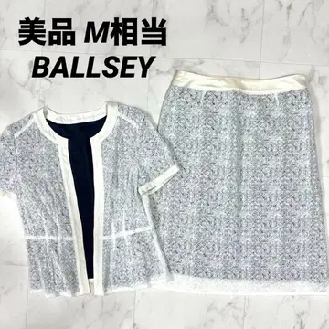 [새상품급] BALLSEY 레이스 셋업 아이보리 x 네이비 M 상당