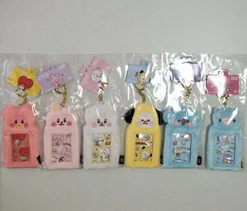 BT21 BTS 포토 카드 키링 6개 세트