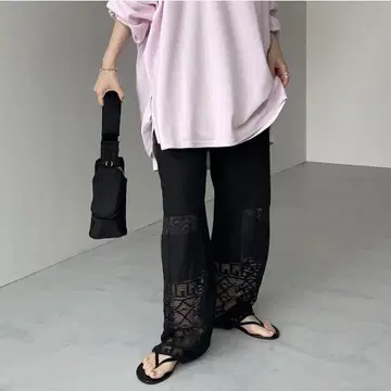 wee9s 레이스 바지 택 포함 미사용 새상품