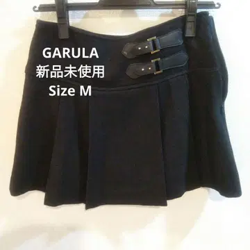 미사용 새상품 GARULA 가루라 블랙 랩 미니 스커트 y2k 갸루 M