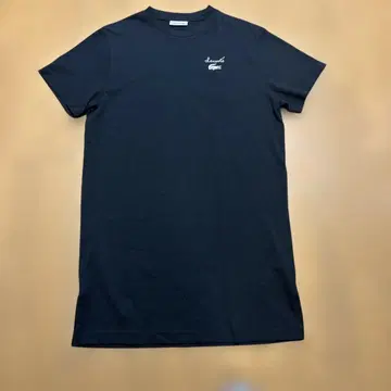 LACOSTE 블랙 반팔 티셔츠 드레스 사이즈 36