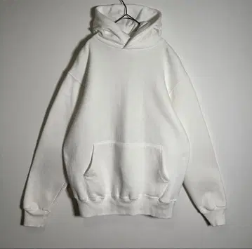 러셀 애슬레틱 무지 속기모 화이트 90년대 후드티