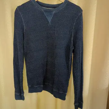 40WEFT 다크 블루 V넥 트레이너