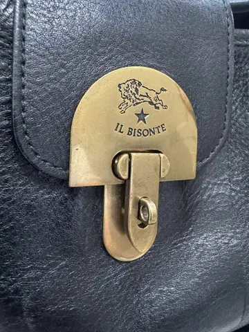 IL BISONTE 블랙 토트백
