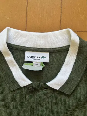 LACOSTE 라코스테 피케 셔츠 카키 그린 와니