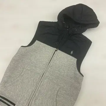Polo Ralph Lauren 후드 베스트 XS 절개 충전솜 베스트