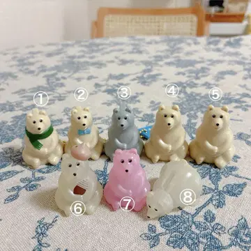 폴러 베어 시로쿠마 저금통 가챠가챠