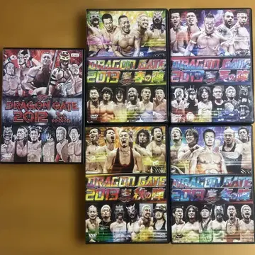 DRAGONGATE 2012 2013 DVD 5장 세트 프로레슬링 격투기