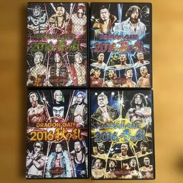 DRAGONGATE 2016 DVD 4장 세트 프로레슬링 격투기
