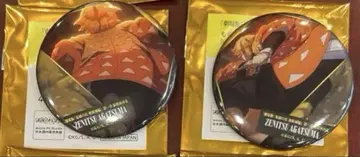 귀멸의 칼날 무한성편 이야기가 있는 등 컬렉션 캔뱃지 아가츠마 젠이츠