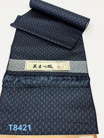 쓰무기 미마쓰 직조 자수 오시마 가미마쓰 순수 실크 옷감