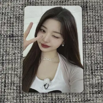 IVE minive school 봉제 인형 허그 백 트레이딩 카드 원영