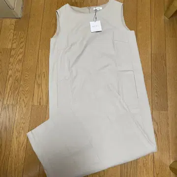 PLST 린넨 브랜드 아이라인 원피스 베이지 새상품