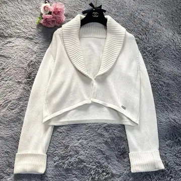 폭시 Knit Jacket Clover 가디건 볼레로 캐시미어 혼방