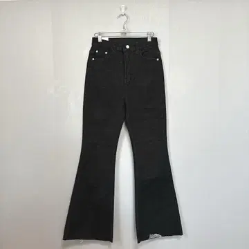 [Primaras] 프리마라스 (L) 택 포함 새상품 플레어 데님 블랙