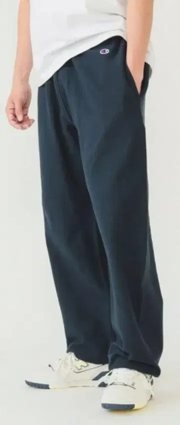 [ 새상품 ] Champion x BEAMS 별주 리버스 위브 롱 팬츠
