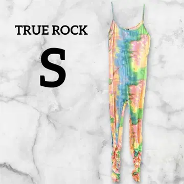 단 하나뿐인 TRUE ROCK 여성용 타이다이 패턴 올인원 S 화려함