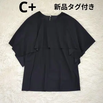 택 포함 새상품 파스상파르 C+ 케이프 디자인 블라우스 포멀