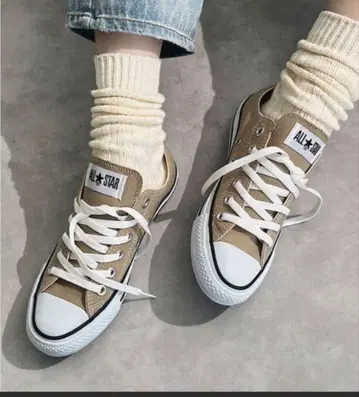 CONVERSE ALL STAR 베이지 스니커즈