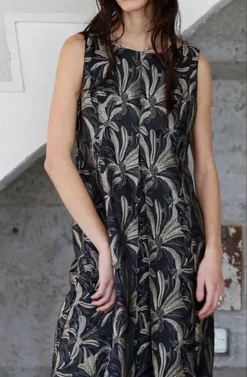 [미사용 새상품] KATRIN TOKYO jacquard maxi 원피스