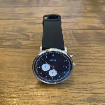 FOSSIL 크로노그래프 블랙 손목시계