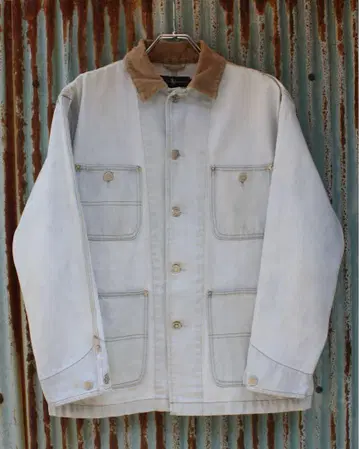90년대 Ralph Lauren 데님 커버올 싱가포르 제조