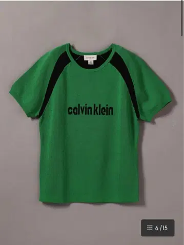 Calvin Klein 숏 슬리브 로고 스웨터