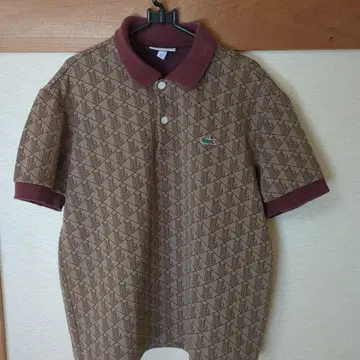 일요일 17시까지 LACOSTE 모노그램 자카드 피케 셔츠