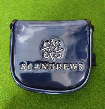 St ANDREWS 퍼터용 골프헤드커버 네이비