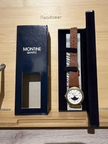 손목시계 몬틴 화이트 다이얼