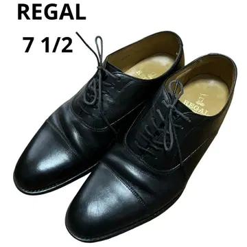 REGAL 리갈 V182 천연 가죽 스트레이트 팁 신발 블랙