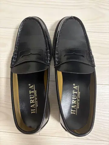 HARUTA 로퍼 블랙 일본제 박스 포함 26.5EEE