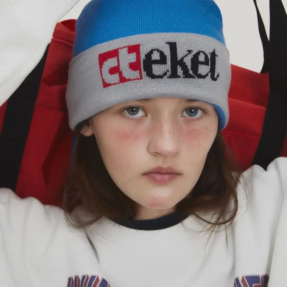 【TEKET】Plan Beanie TEKET Plan Beanie Hat Blue #테켓,#테켓모자,#테켓비니,#teket